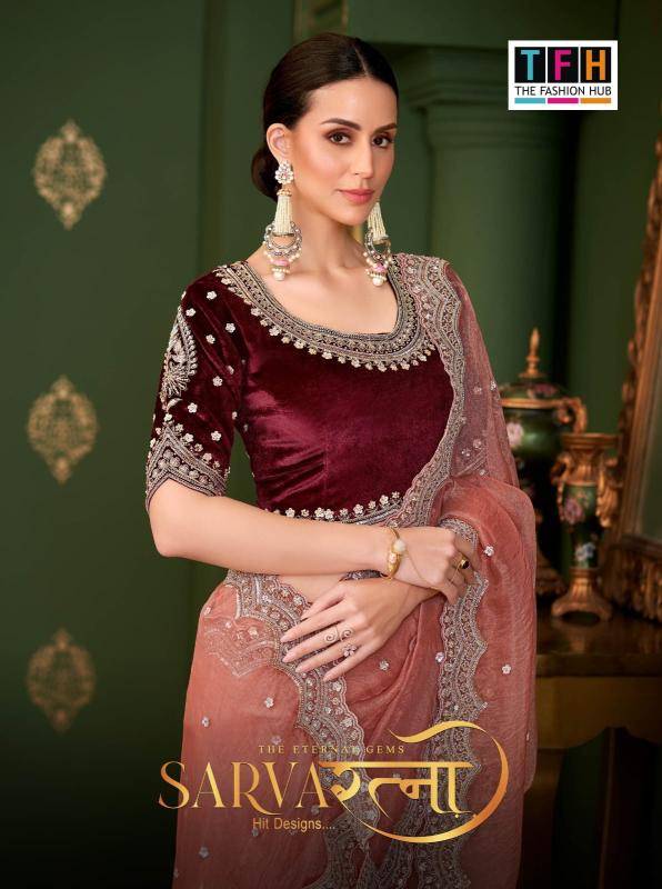 Tfh sarvaratna hits Wholesale saree market in Delhi